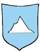 Wappen der Stadt Gefrorener Wasserfall