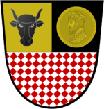 Wappen der Stadt Santo Tiberio (Ciudad Real)