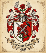 Wappen der Stadt Residenzstadt Rosenburg